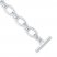 Oval Link Bracelet Sterling Silver 8.75" Length