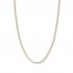 30" Textured Rope Chain 14K Yellow Gold Appx. 2.15mm