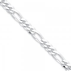 Figaro Necklace Sterling Silver 22" Length