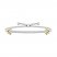 By Women For Women Diamond Lotus Bolo Bracelet 1/4 ct tw Round-cut Sterling Silver/10K Yellow Gold