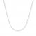 Cable Chain Necklace 14K White Gold 24" Length