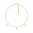 Diamond Pear Anklet 10K Yellow Gold