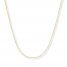 Cable Chain Necklace 14K Yellow Gold 18" Length