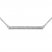 "Good Vibes" Diamond Bar Necklace 1/8 ct tw Sterling Silver