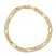 Men's Figaro Link Bracelet 14K Yellow Gold 8.5" Length