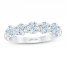 First Light Diamond Anniversary Ring 1-1/2 ct tw Round-cut 14K White Gold