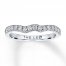 Previously Owned Leo Diamond Wedding Band 3/8 ct tw Diamonds 14K White Gold
