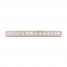 Diamond Wedding Band 1/5 ct tw Round-cut 14K Rose Gold