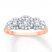 Diamond Engagement Ring 5/8 ct tw Round-cut 14K Two-Tone Gold