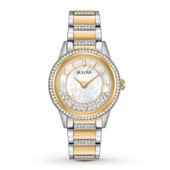 Bulova Women's Crystals TurnStyle Watch 98L245