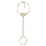 Diamond Link Hand Bracelet 1/6 ct tw Round-cut 10K Yellow Gold
