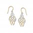 Chandelier Earrings 14K Two-Tone Gold