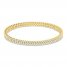 Diamond Fashion Bracelet 3 ct tw 10K Yellow Gold 7"