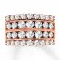 Diamond Anniversary Band 3 ct tw 14K Rose Gold