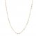 Beaded Cable Chain Necklace 14K Yellow Gold 16" to 18" Adj