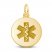 Medical Symbol Charm 14K Yellow Gold