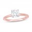 Lab-Created Diamonds by KAY Solitaire Engagement Ring 1 ct tw Round-cut 14K Rose Gold