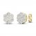 Diamond Fashion Earrings 1/5 ct tw Round-cut 10K Yellow Gold