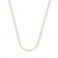 Wheat Chain Necklace 14K Yellow Gold 20" Length