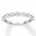 Diamond Wedding Band 1/20 ct tw Round-cut 14K White Gold