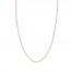 24" Snake Chain 14K Rose Gold Appx. 1mm