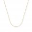 Bead Chain Necklace 14K Yellow Gold 18" Length