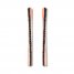 Black Diamond Hoop Earrings 1/2 ct tw Round-cut 10K Rose Gold