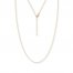16" Adjustable Square Wheat Chain 14K Yellow Gold Appx. .85mm