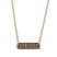 Le Vian Chocolate Diamond Bar Necklace 5/8 ct tw 14K Gold