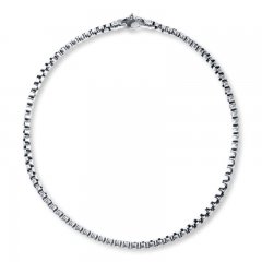 Men's Necklace Box Chain Stainless Steel
