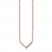 Le Vian Diamond Necklace 1/5 ct tw Round 14K Strawberry Gold